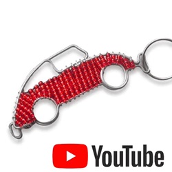beaded car keyrings youtube
