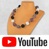 african beaded bobble neccklace youtube video