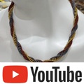 african beaded neckles twisted copper metalic white gold youtube video