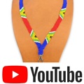 african beaded sa flag lanyard youtube video
