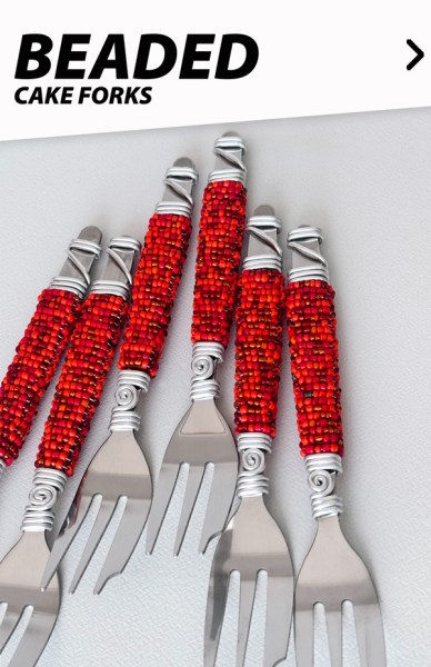 Beaded Cake Forks South Africa | WHOLESALE