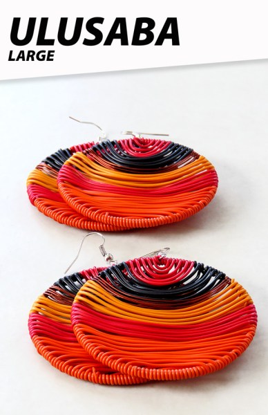 African Telephone Wire Earrings | WHOLESALE PRICES