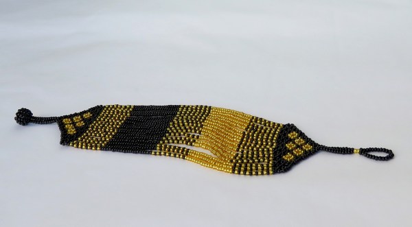 african beaded bracelets sibaya gold black south africa