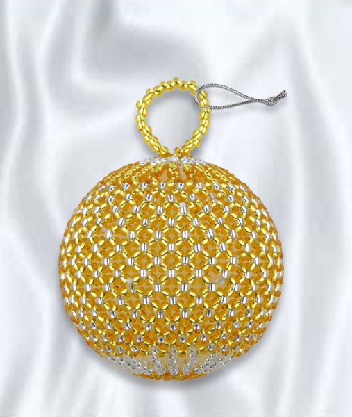 MIXED African Beaded Christmas Balls 1