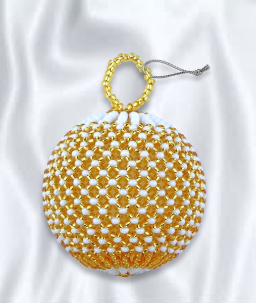 MIXED African Beaded Christmas Balls 1