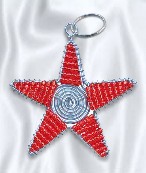 Beaded Napkin Holder | Keyring 