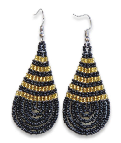 Large Teardrop Earrings | AFRICAN BEADWORK