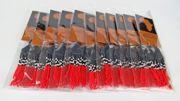 African Beaded Earrings Londolozi South Africa