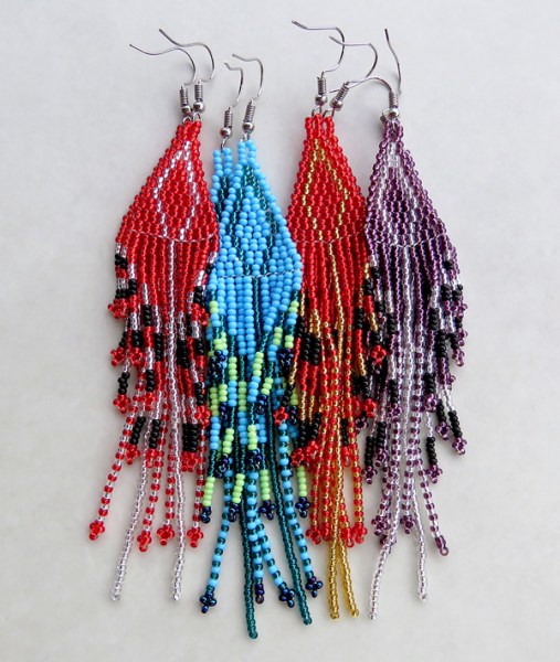african beaded earrings mkuze mixed 5