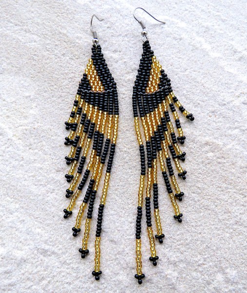 African Beaded Earrings Savuti MIXED