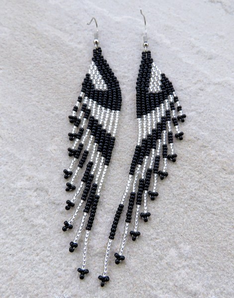 African Beaded Earrings Savuti MIXED
