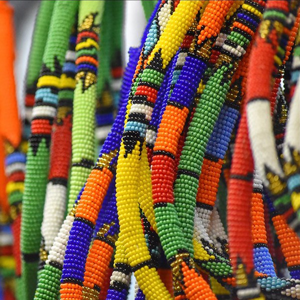 african beaded necklace bangle set mixed6