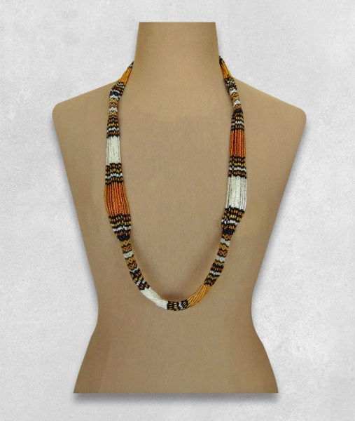 African Beaded Necklace Mvovo Design.