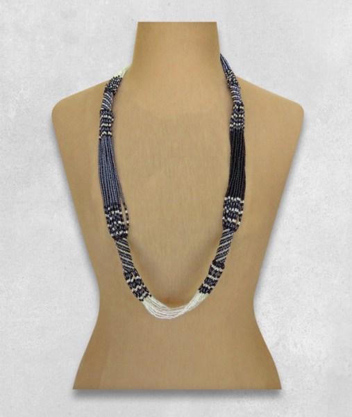 African Beaded Necklace Mvovo Design.