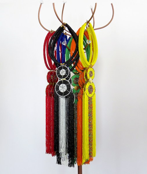 african beaded necklace sizani mixed 3
