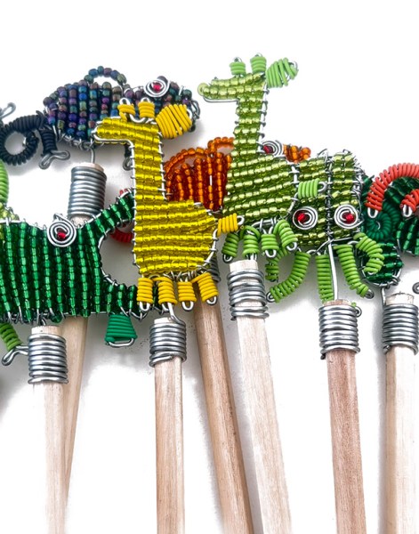 Beaded Pencils Giraffe | WHOLESALE