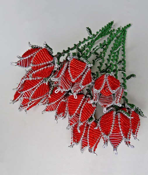 african beaded rose 1