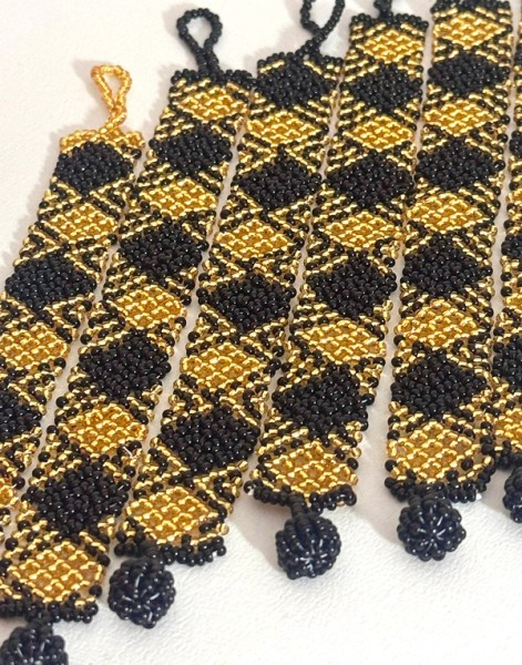 beaded-bracelets-midi-gold-black
