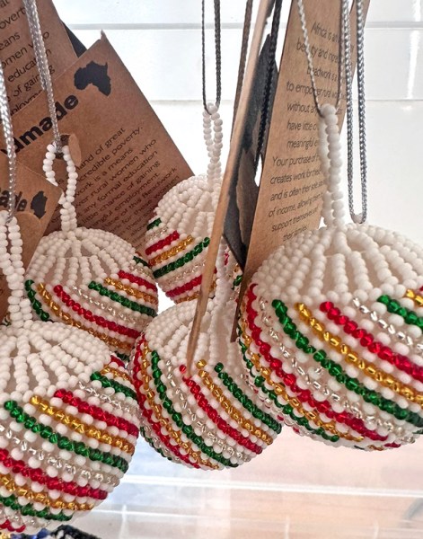 African Beaded Christmas Balls | WHOLESALE