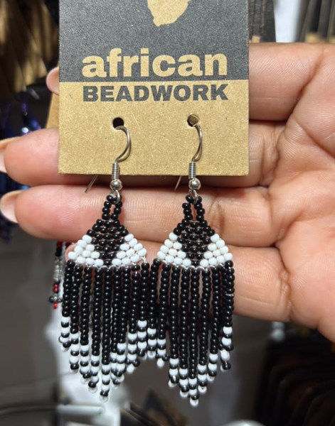 Beaded Short Tassel Earrings South Africa | WHOLESALE