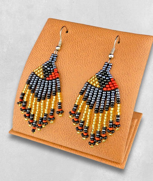 Beaded Short Tassel Earrings South Africa | WHOLESALE