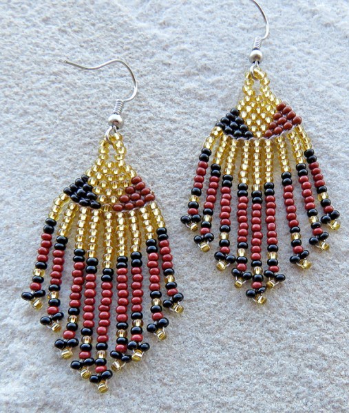 Beaded Short Tassel Earrings South Africa | WHOLESALE