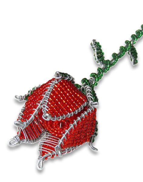 African Beaded Rose
