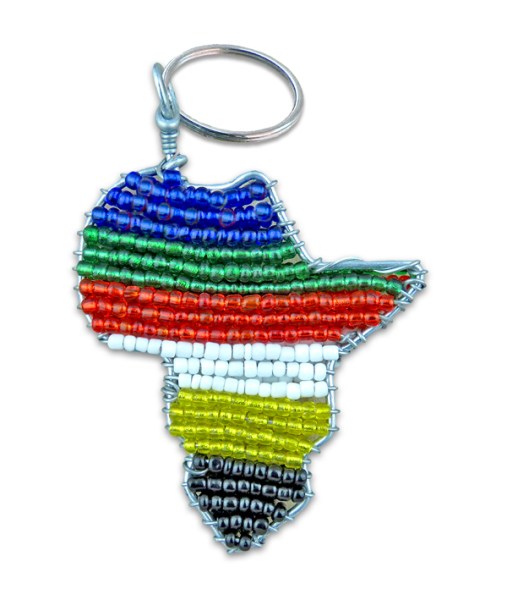 beaded serviette ring stand africa map sa flag8