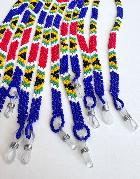 Beaded SA Flag Lanyards | SOUTH AFRICA