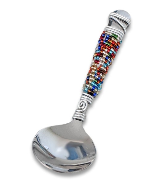 beaded-sugar-spoon-african-colours-wholesale