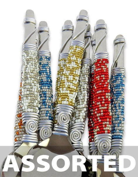 South Africa Beaded Sugar Spoons | WHOLESALE