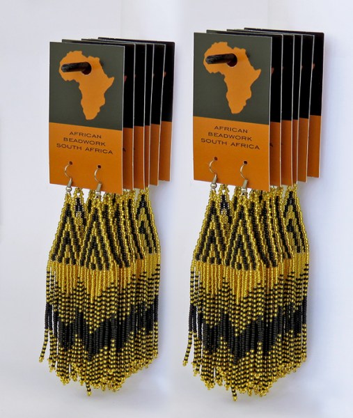 African Beaded Earrings Thonga 