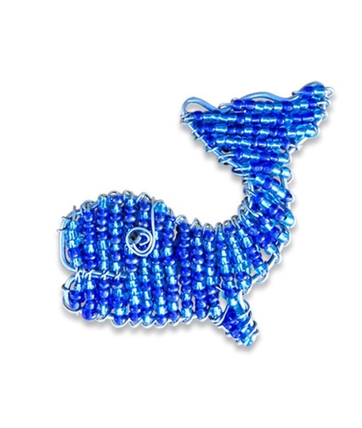 Beaded Fridge Magnet Whale Wholesale