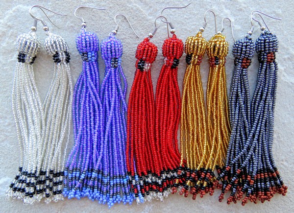 imbali african beaded earrings
