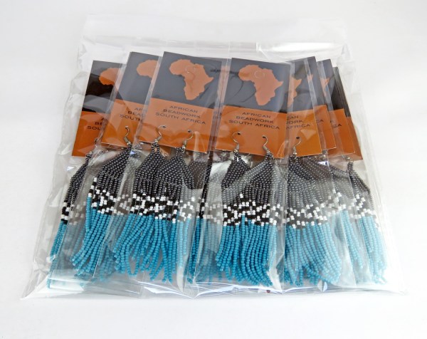 African Beaded Earrings Londolozi South Africa