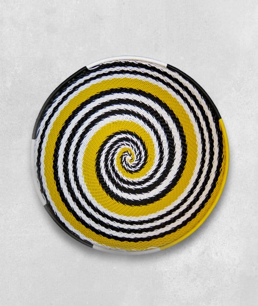 telephone wire basket 4 african swirl 278