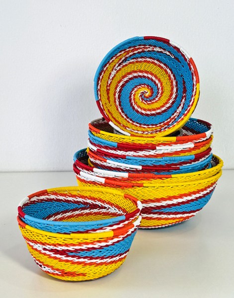 telephone wire baskets african expression7