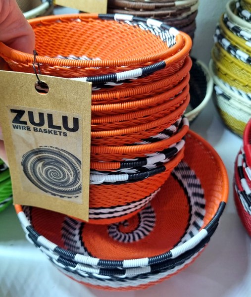 telephone wire baskets african sunburst orange7