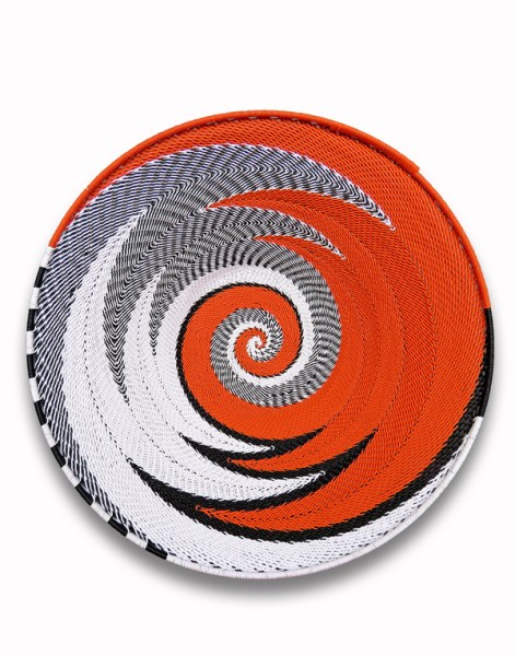 telephone wire bowl 6 african sun burst 248