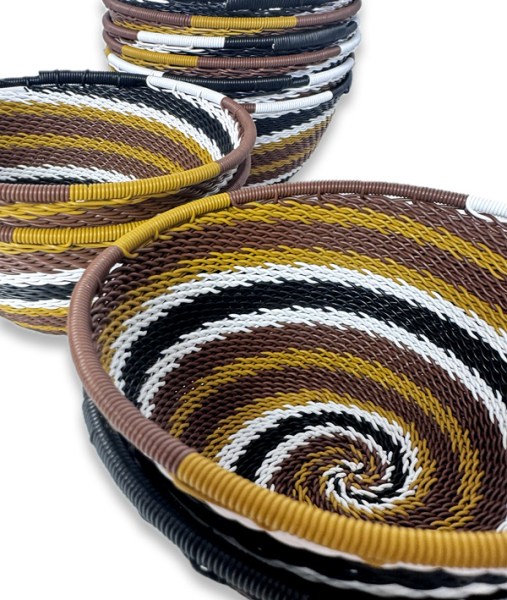 Telephone Wire Bowls Medium African Desert