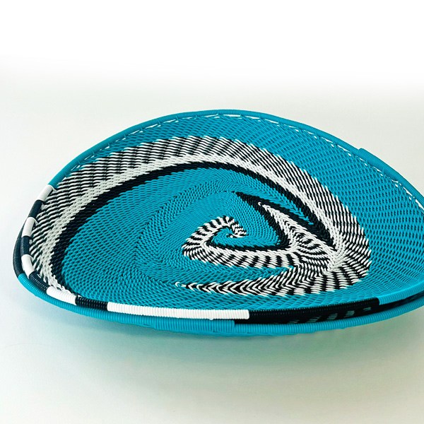 Triangle Telephone Wire Bowls African Waves
