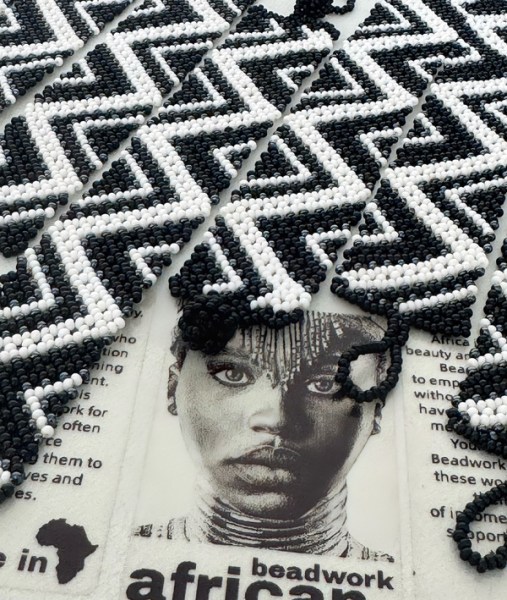 African Beaded Bracelets Flat