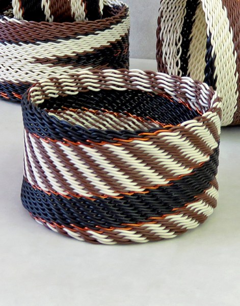 zulu telephone wire bangle wide african moch 1
