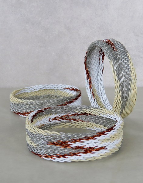 zulu telephone wire bangles medium savannah 3