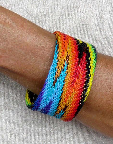 zulu wire bangles large tropical colours7